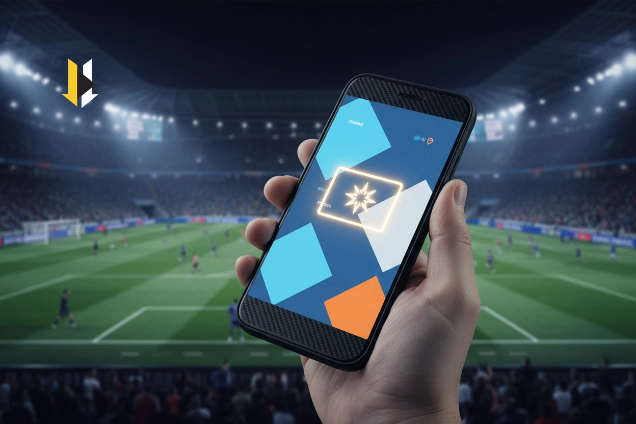 Verifizierungsabzeichen auf einer Sportwetten-Benutzeroberfläche