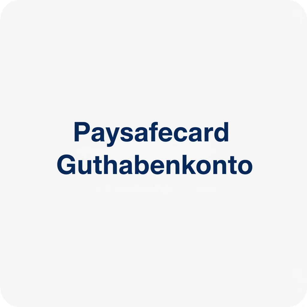 Paysafecard Guthabenkonto